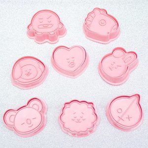 BT21 Cookie Cutter Stamp Mold Bundle Set